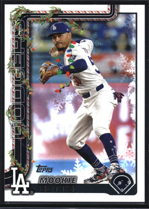 2025 Topps Holiday #H52 Mookie Betts Christmas Lights SP