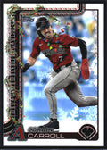 2025 Topps Holiday #H158 Corbin Carroll Christmas Lights SP