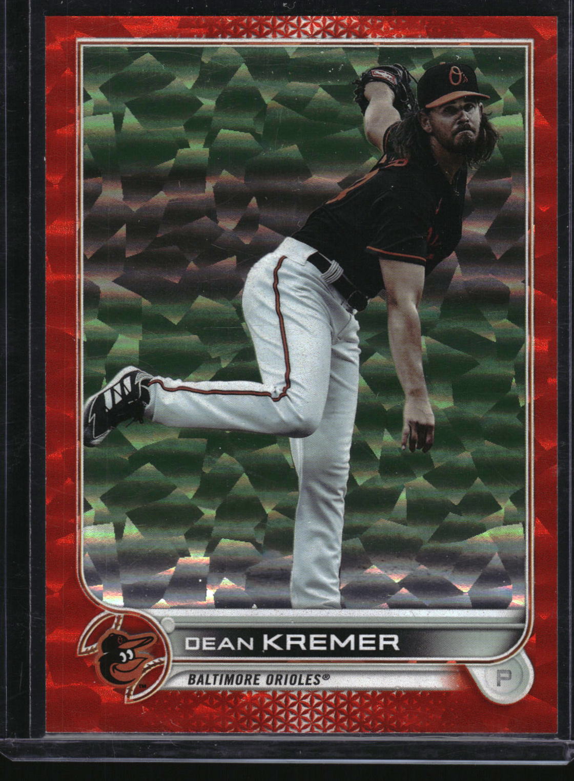 2022 Topps #340 Dean Kremer Orange Foilboard #/299