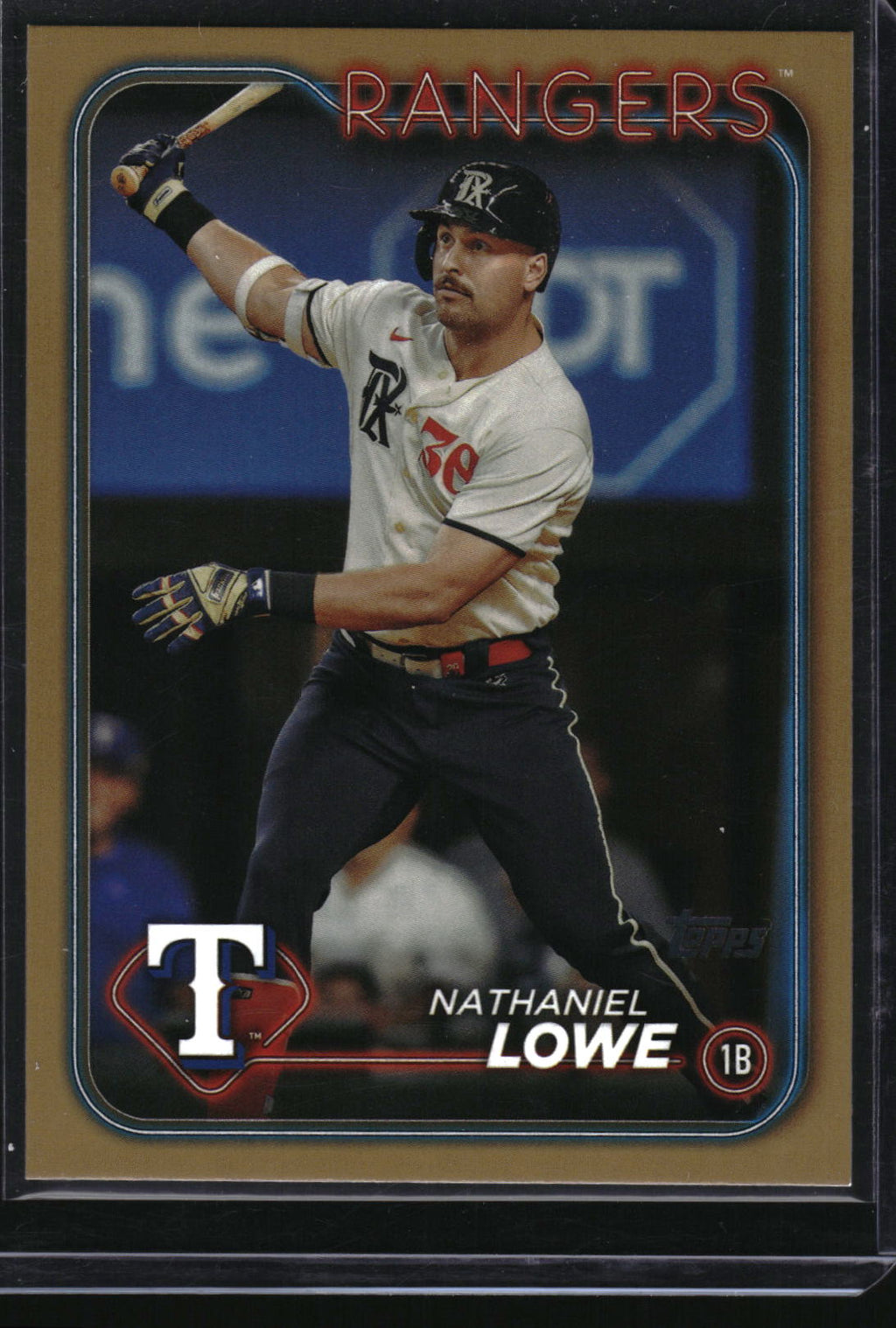 2024 Topps #174 Nathaniel Lowe Gold #/2024