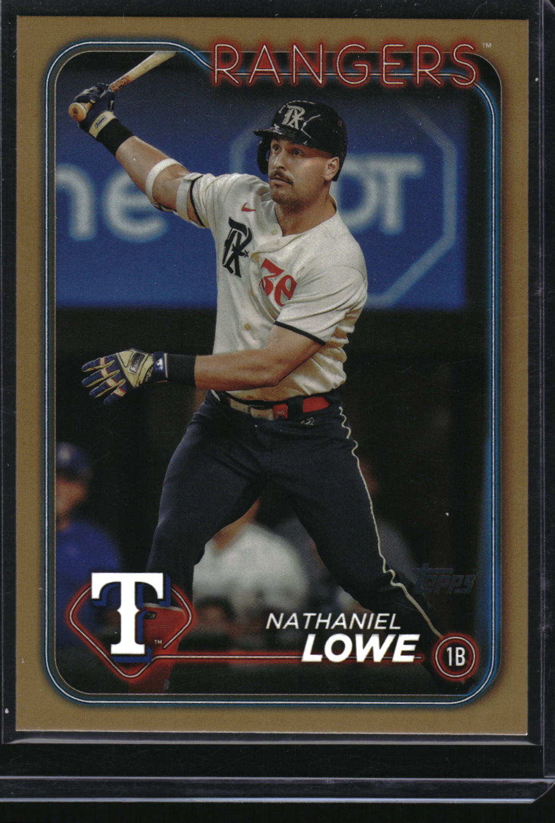2024 Topps #174 Nathaniel Lowe Gold #/2024