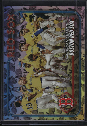 2024 Topps #288 Boston Red Sox Holiday Rabbits