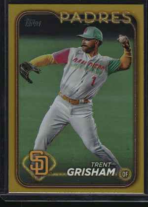 2024 Topps #157 Trent Grisham Yellow Foil