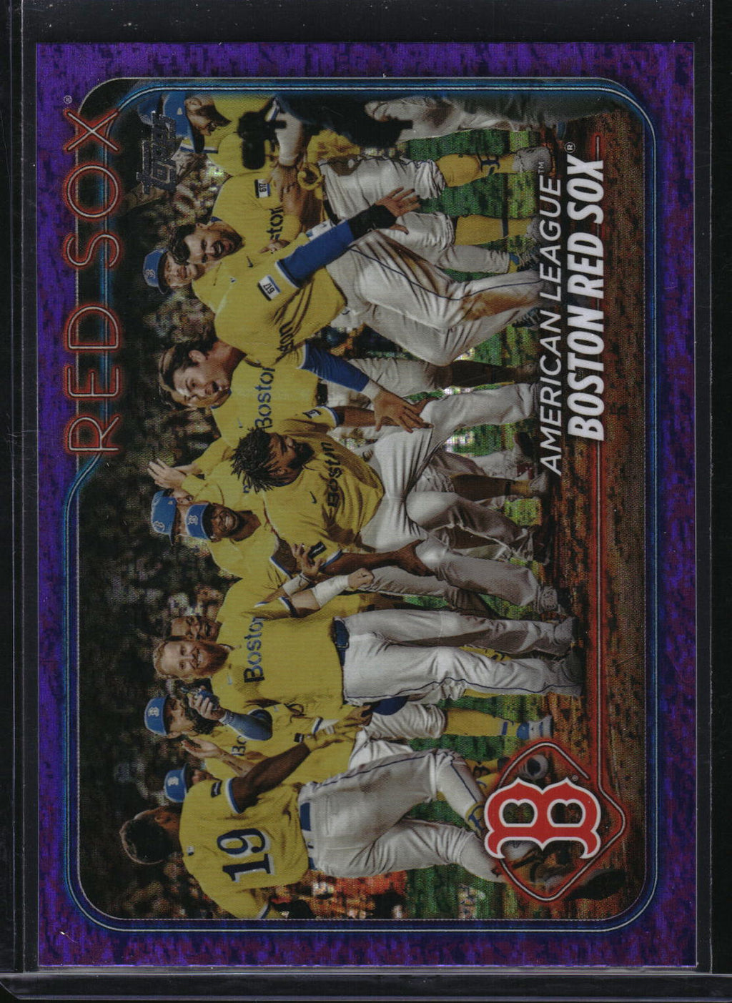 2024 Topps #288 Boston Red Sox Purple Holofoil #/799