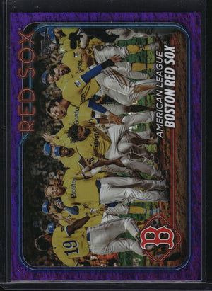 2024 Topps #288 Boston Red Sox Purple Holofoil #/799