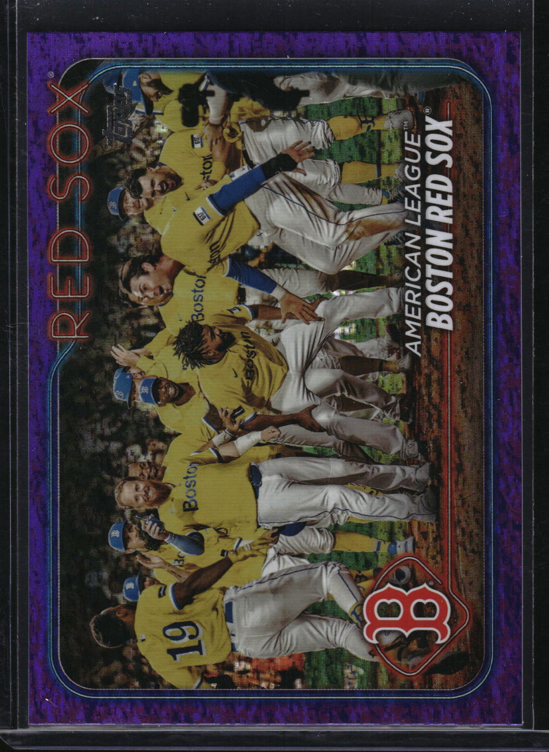 2024 Topps #288 Boston Red Sox Purple Holofoil #/799