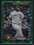 2024 Topps #343 Rowdy Tellez Green Crackle Foil #/499
