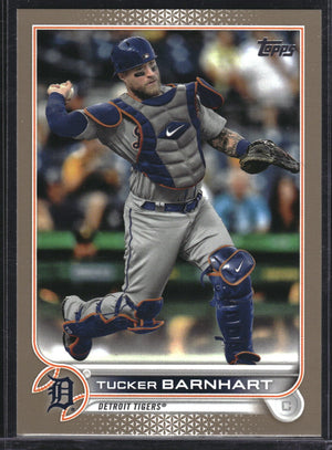 2022 Topps #406 Tucker Barnhart Gold #/2022