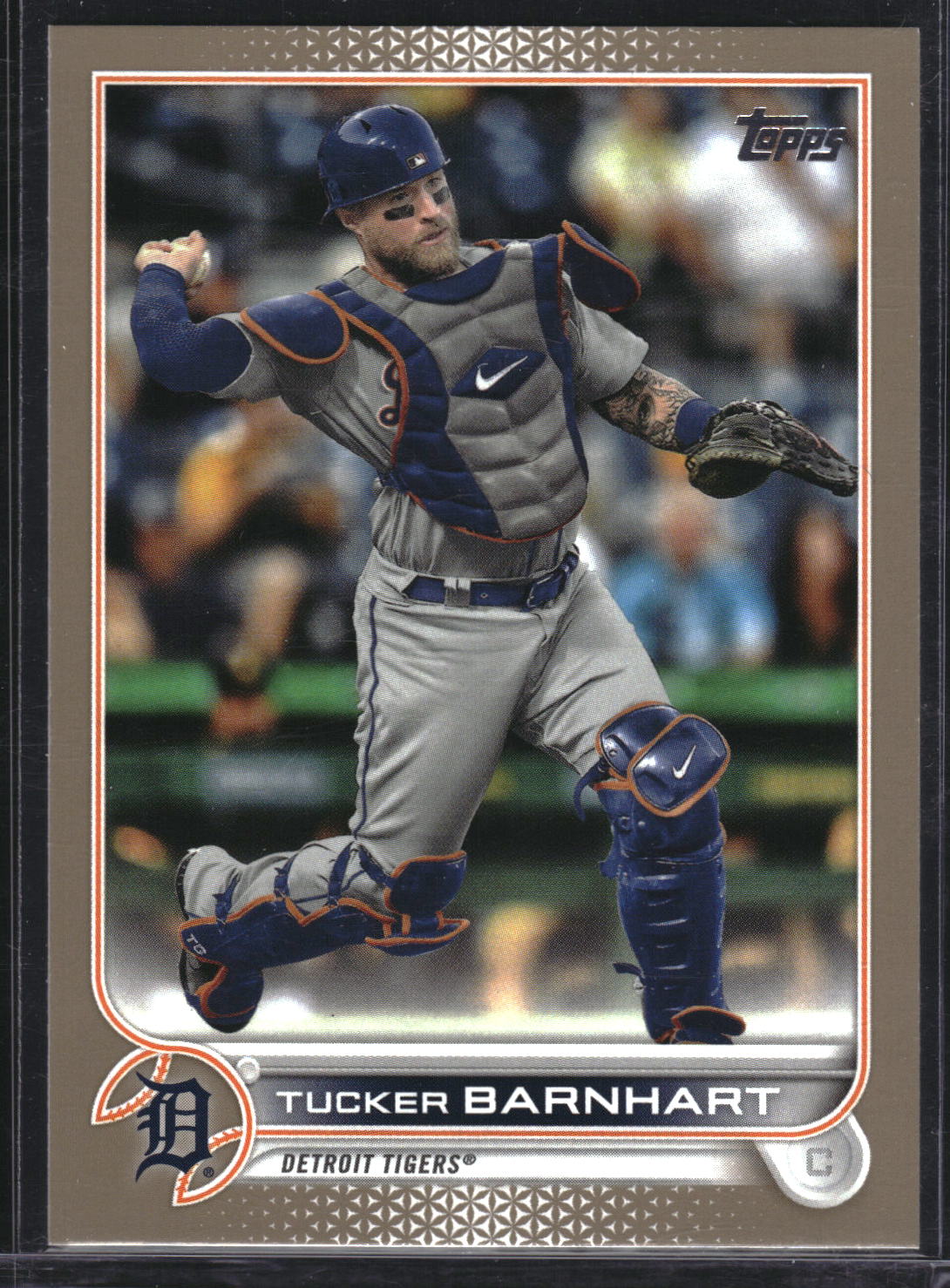 2022 Topps #406 Tucker Barnhart Gold #/2022