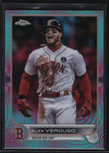 2022 Topps Chrome Sonic #33 Alex Verdugo Aqua/Pink Sonic Pulse Refractor #/199
