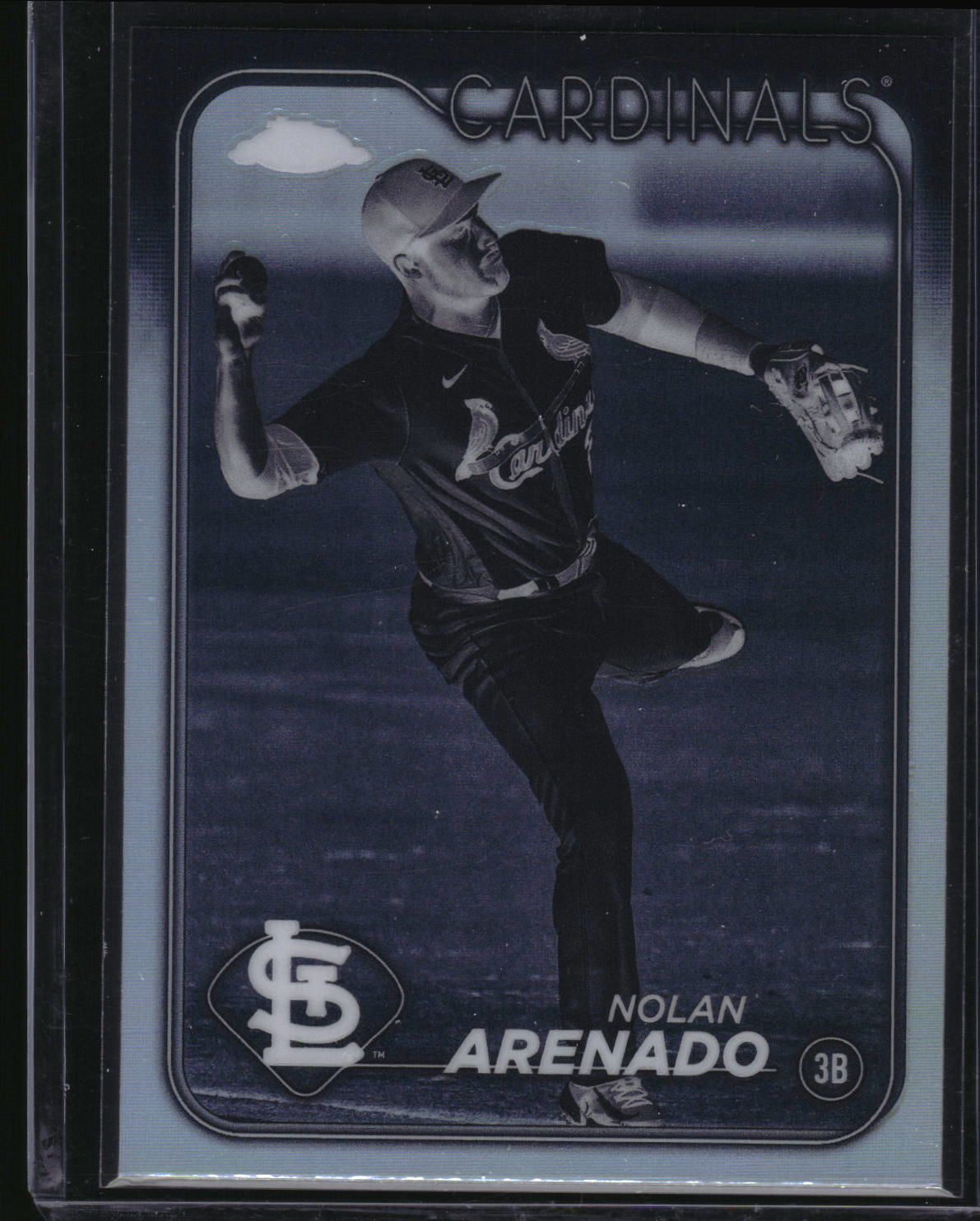 2024 Topps Chrome #215 Nolan Arenado Negative Refractor