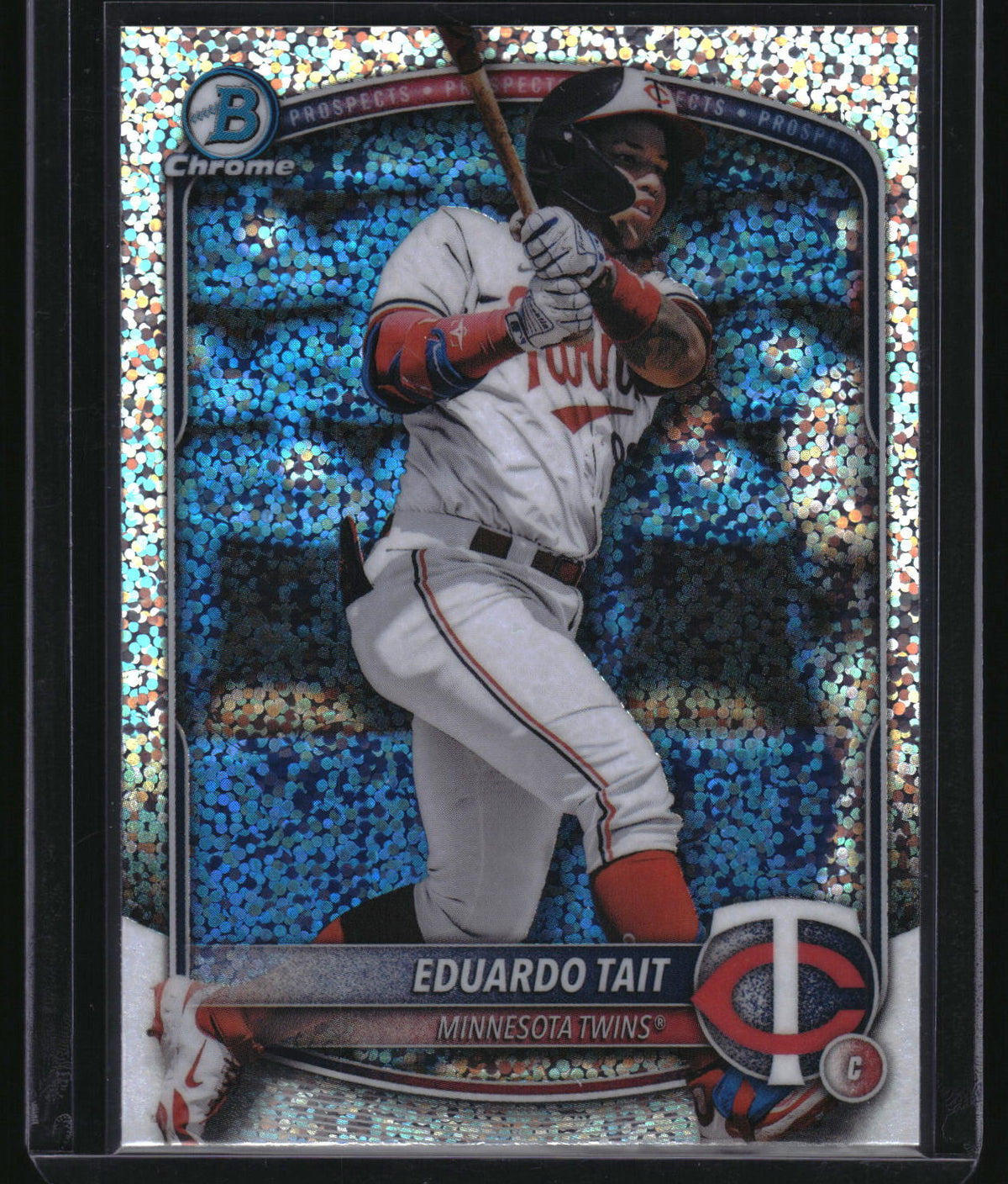 2025 Bowman Draft #BDC-39 Eduardo Tait Chrome Sparkle Refractor