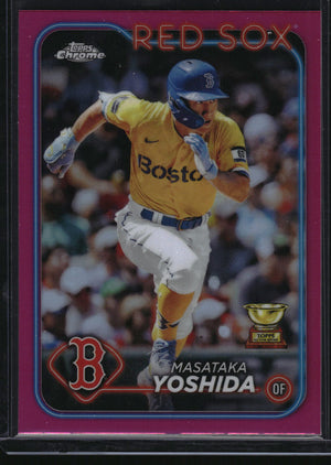 2024 Topps Chrome #63 Masataka Yoshida Pink Refractor
