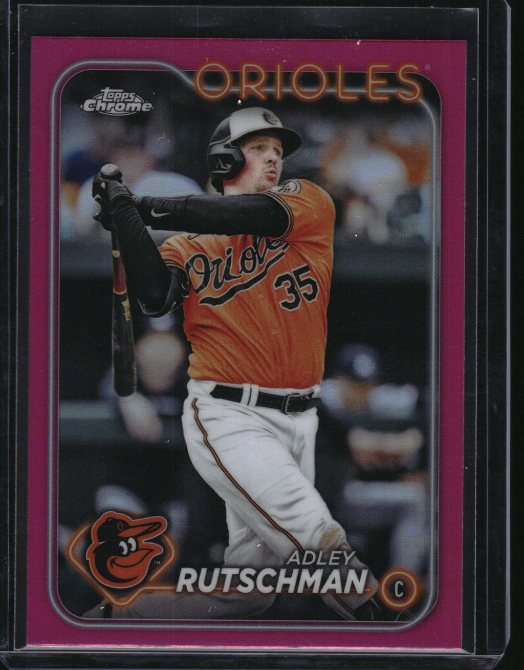 2024 Topps Chrome #80 Adley Rutschman Pink Refractor