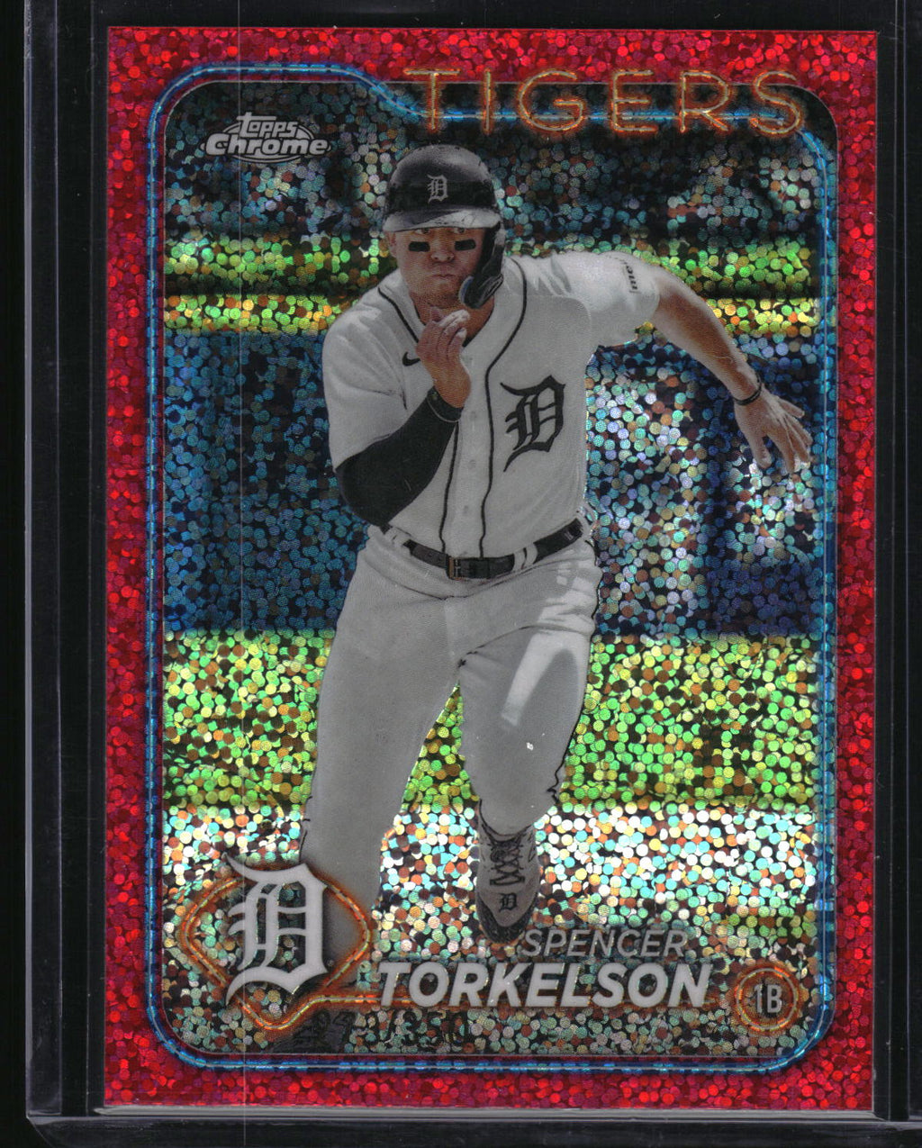 2024 Topps Chrome #73 Spencer Torkelson Magenta Speckle Refractors #/350