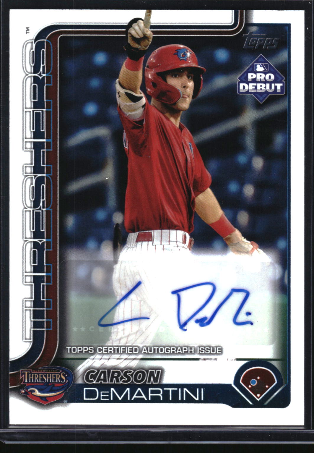 2025 Topps Pro Debut #PD-152 Carson DeMartini Base Autographs