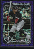 2024 Topps Chrome #125 Eloy Jiménez Purple Speckle Refractor #/299