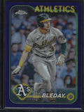 2024 Topps Chrome #190 JJ Bleday Purple Refractor #/250