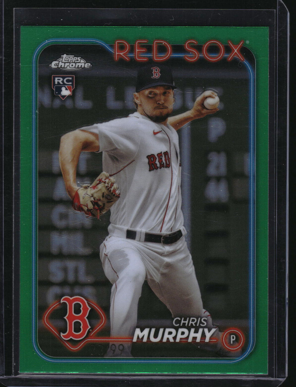 2024 Topps Chrome #47 Chris Murphy Green Refractor #/99
