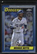 2025 Topps Chrome #90CB-8 Mookie Betts 1990 Topps Baseball 35th Anniversary