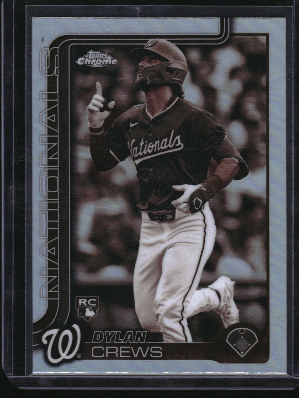 2025 Topps Chrome #146 Dylan Crews Sepia Refractor