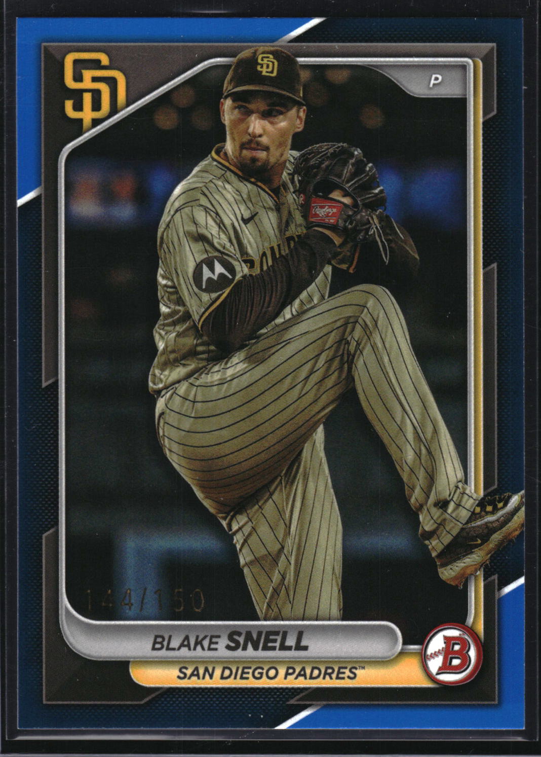 2024 Bowman #74 Blake Snell Blue #/150