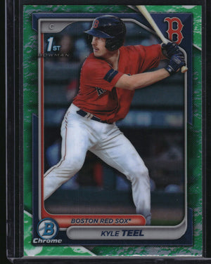 2024 Bowman #BCP-48 Kyle Teel Chrome Prospects Lunar Glow Refractor