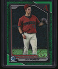 2024 Bowman #BCP-104 Jack Hurley Chrome Prospects Green Shimmer Refractor #/99