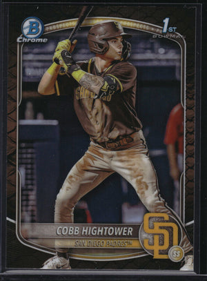 2025 Bowman #BCP-104 Cobb Hightower Chrome Prospects Reptilian Refractor