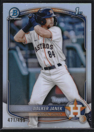 2025 Bowman #BCP-15 Walker Janek Chrome Prospects Refractor #/499