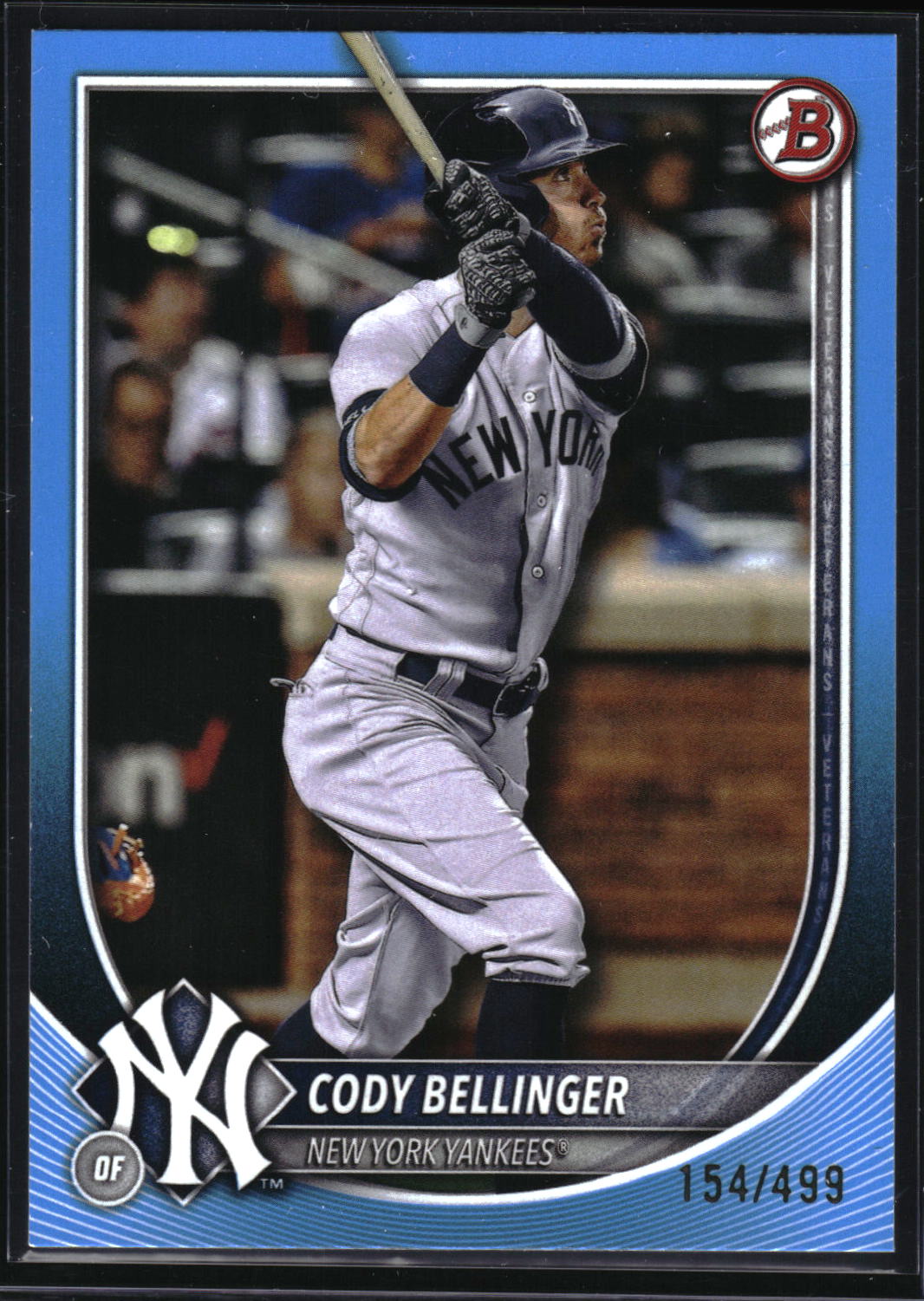 2025 Bowman #52 Cody Bellinger Sky Blue #/499