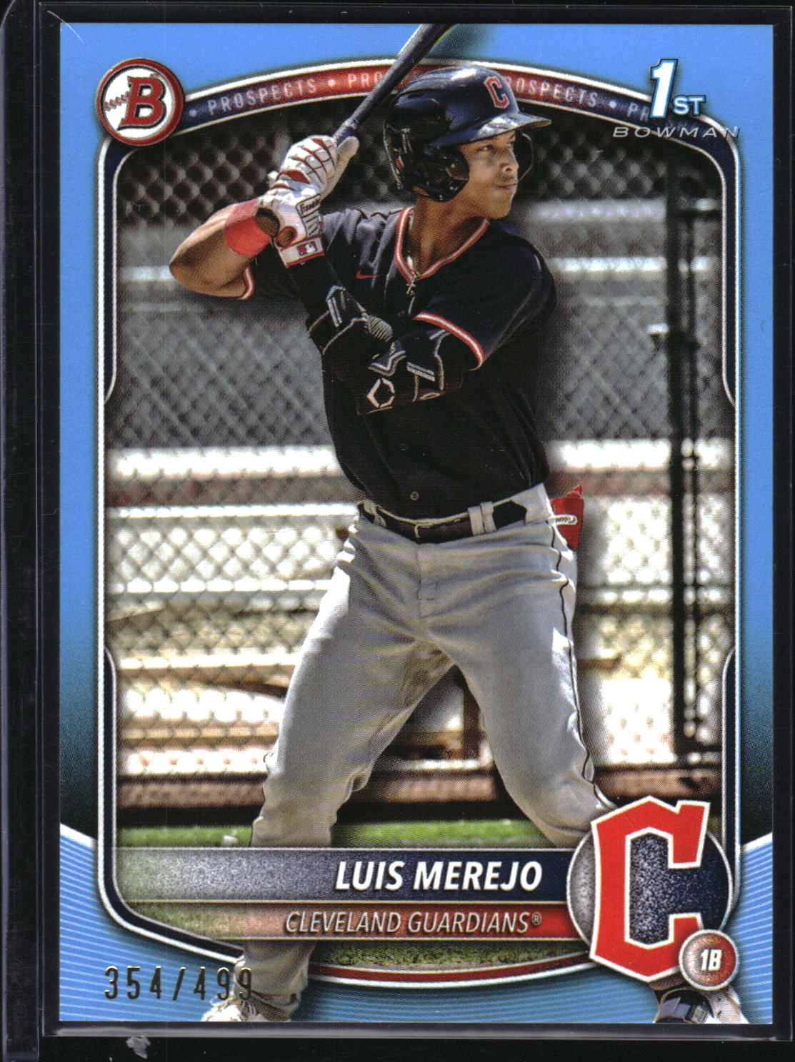 2025 Bowman #BP-140 Luis Merejo Prospects Sky Blue #/499