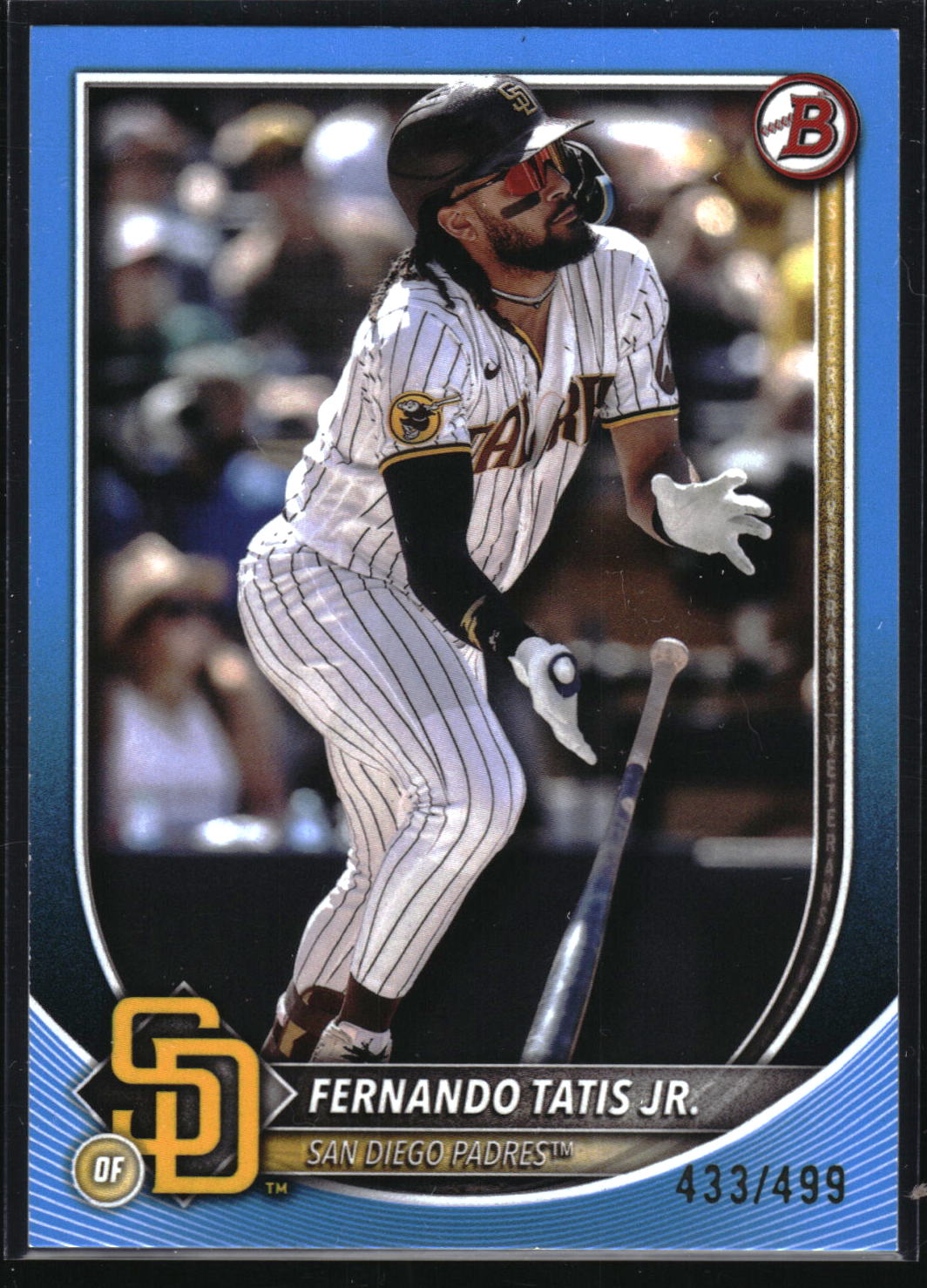2025 Bowman #23 Fernando Tatis Jr. Sky Blue #/499