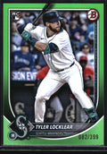 2025 Bowman #93 Tyler Locklear Neon Green #/399