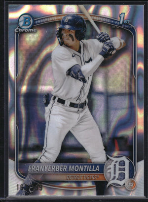 2025 Bowman #BCP-5 Franyerber Montilla Chrome Prospects Lava Refractor #/399