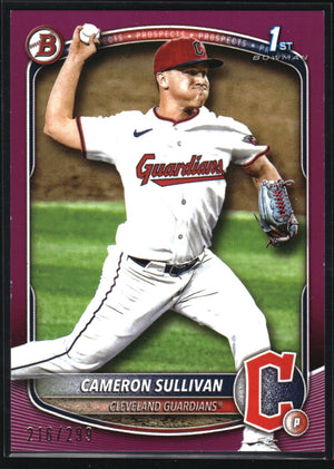 2025 Bowman #BP-97 Cameron Sullivan Prospects Fuchsia #/299