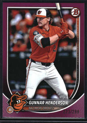 2025 Bowman #2 Gunnar Henderson Fuchsia #/299