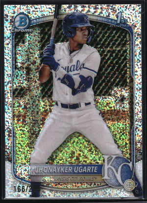 2025 Bowman #BCP-123 Jhonayker Ugarte Chrome Prospects Speckle Refractor #/299