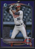 2025 Bowman #BCP-77 Khadim Diaw Chrome Prospects Purple Refractor #/250