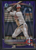 2025 Bowman #BCP-139 Kyle DeBarge Chrome Purple Raywave Refractor #/250