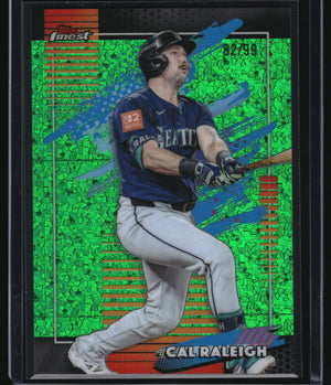 2026 Finest #167 Cal Raleigh Green Mini-Diamond Refractor #/99