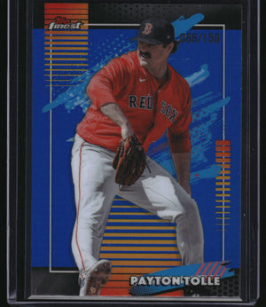 2026 Finest #142 Payton Tolle Blue Refractor #/150