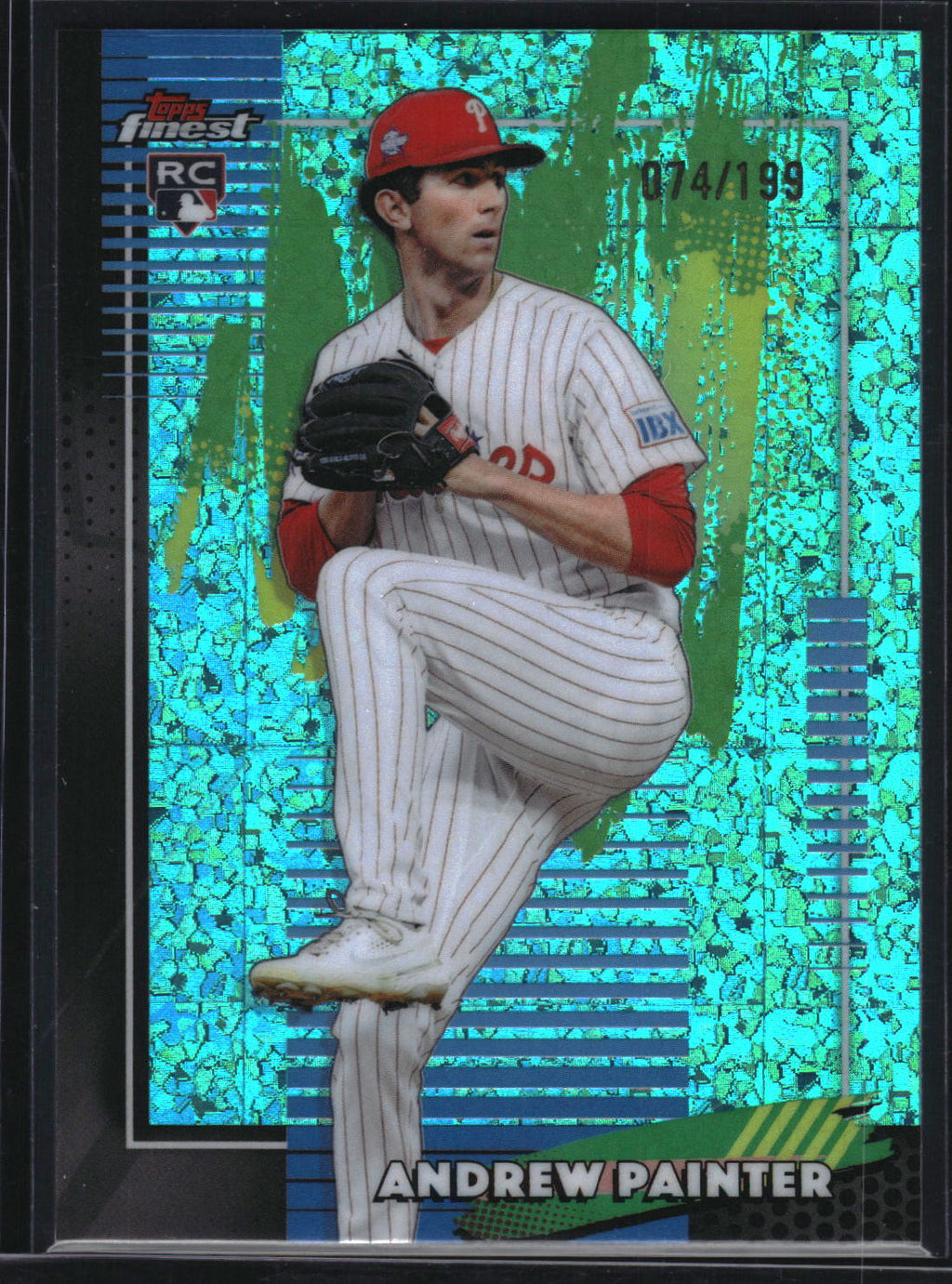 2026 Finest #86 Andrew Painter Aqua Mini-Diamond Refractor #/199