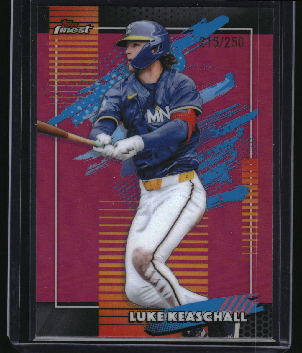 2026 Finest #131 Luke Keaschall Pink Refractor #/250