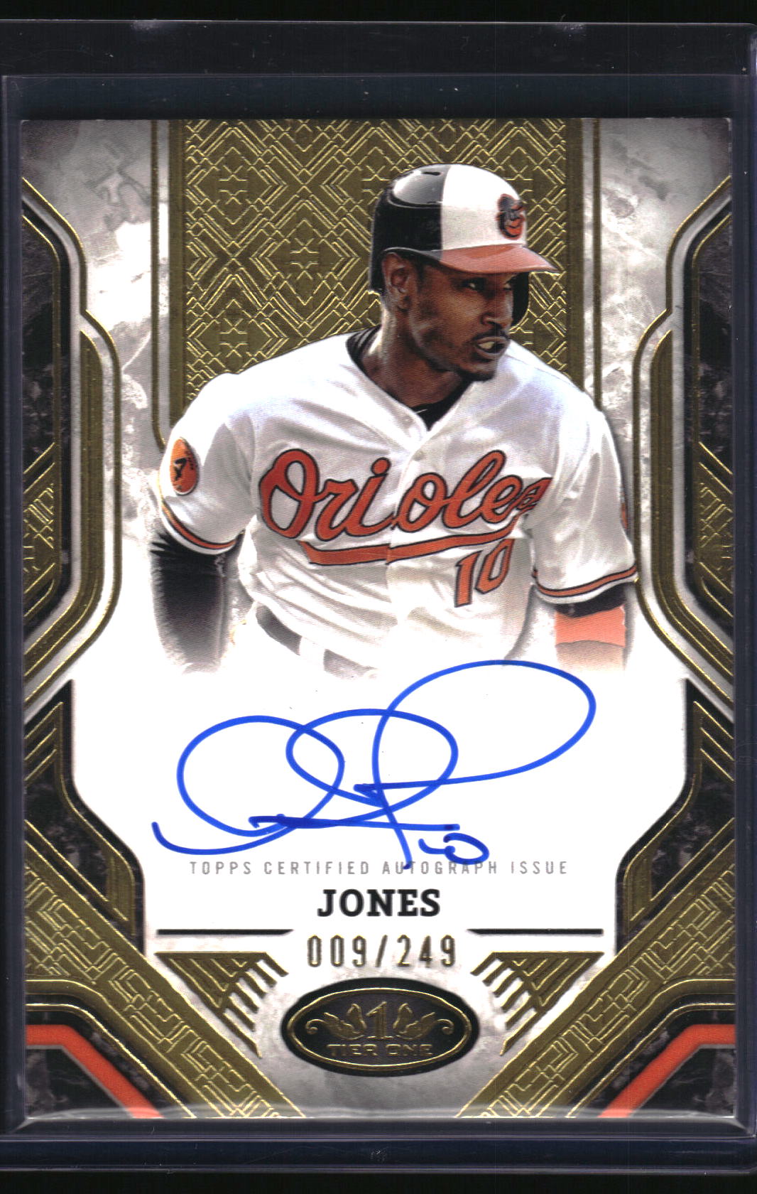 2025 Topps Tier One #PPA-AJ Adam Jones Prime Performers Autographs