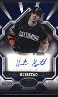 2025 Topps Tier One #BOA-HK Heston Kjerstad Break Out Autographs Blue Foil #/99