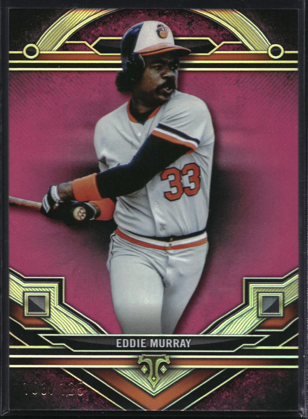 2024 Topps Triple Threads #90 Eddie Murray Tourmaline #/125