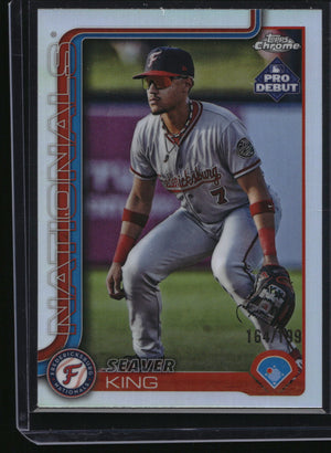 2025 Topps Pro Debut #PDC-123 Seaver King Chrome Refractor #/199