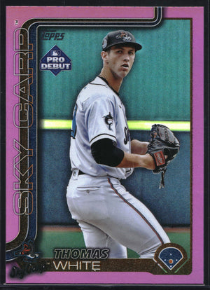 2025 Topps Pro Debut #PD-11 Thomas White Fuchsia Foil #/199