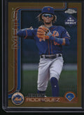 2025 Topps Pro Debut #PDC-85 Jeremy Rodriguez Chrome Gold Refractor #/50